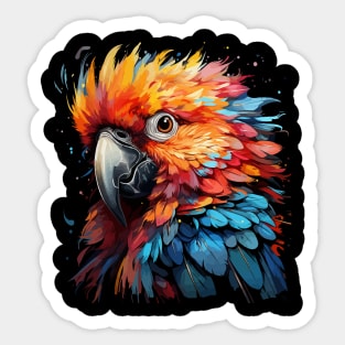 Cockatoo Rainbow Sticker